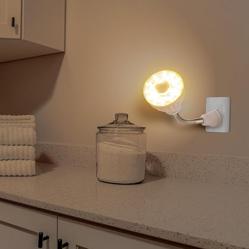 3 Pack Yahenda Motion Activated LED Night Light Plug in Smart Dusk Dawn Sensor Light PIR Infrared Sensor Motion
