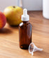 JUVITUS 24 Pack Amber Glass Boston Round Dropper Bottles + Funnel, 2 oz / 60 ml