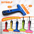 1 Pack 5 DIYSELF-Razor-Blade-Scraper, Razor Blade Scraper, Extra PCS Orange Plastic Blades, Razor Blade Scraper Tool