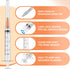 3ml Syringes, 25 Gauge 1 Inch Needle, Luer Lock Disposable Accessories for Lab, Pack of 25