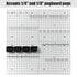 Pegboard Smith 16x16 inch (2 Wall Organizer Pegboard Panels, Gray Metal Pegboard for Tool Storage, Workbench Tools