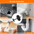 Inside Pipe Cutter for PVC Pipe, Adjustable Depth Gauge Cutter Tool Set with 6 Black Blades, 4" Hex Shank