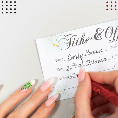 Offering Envelopes for Church - 200 Count - Tithes and Cash Envelopes for Offerings