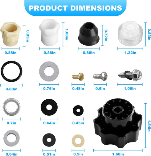 630-8500 Wall Hydrant Complete Service Kit - for Prier Mansfield Style 300/400/500 Wall Hydrant