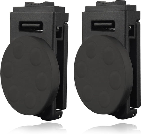 MUTUACTOR Magnetic Tool Belt Clip, Non-Slip Magnet Tool Holder for Belt, 2 Pack Strong Magnetic Clip Accessories