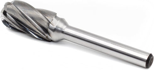 Carbide Burr SC5-NF Aluma Cut Rotary Burr Bits for Aluminum, 1/4 Inch Shank, 1/2 Inch Head Diameter, 1 Piece