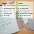 Translucent Sticky Notes 3"x3" - Cute Clear Transparent Page Flags for Planner Accessories and Office Supplies
