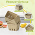 60 LOUHUA Pcs Natural Pulp Fiber Berry Basket, Small Molded Produce Basket for Strawberry, Blueberry, Raspberry