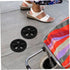 2pcs PRETYZOOM Cart Caster Wheel Hardware Rolling Cart Replacement Wheels Stair Climbing for Garden