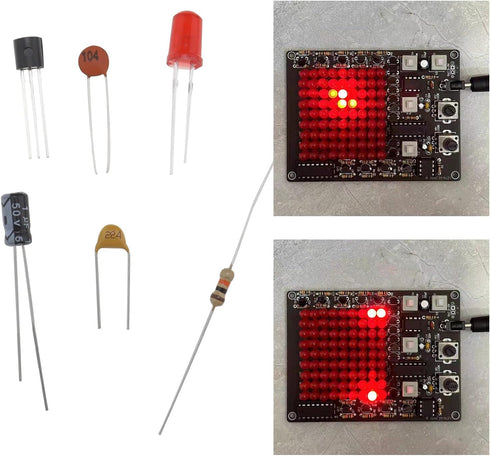 DIY LED Chaser Soldering Project Kit for Electronic Training