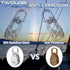 M20 Small Heavy Duty Pulley: 304 Stainless Steel Single Block Swivel Bearing System for Rigging, Lifting, Gym Equipment