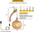 Frideko Bamboo Lantern Plug in Wall Sconces Wicker Wall Lamp with Plug in Cord Hand Woven Rattan Wall Light Farmhouse