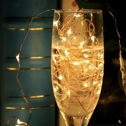 12V 10M STOBAZA Fairy Lights Plug in - DC Copper Wire String Lights for Indoor Outdoor Lighting Warm White
