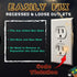 3-Pack 1/2" Double Gang Receptacle Outlet Box Extender, UL Listed Electrical Outlet Extender Made in U.S.A.