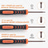 Screwdriver Kit for Switch, 6Pcs Repair Set with Triwing, Phillips, Tweezers, Crowbar, Triangle Pry