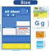 Torlam Alphabet Learning Pocket Chart Alphabet Wall Chart ABC Flash Cards Learning Games, Handwriting Practice Letter