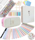 Bible Study Supplies Journaling Kit with Highlighter, Tabs, Notebook, Pen Case, Bible Annotation Kit, Essentials Set