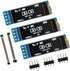 JAMHER 0.91 Inch I2C IIC OLED Display Module 128x32 Pixel Mini Self-Luminous Display