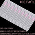 100Pack 18Ga 1Inch/25mm Disposable Lab Supplies, Individually Sealed Packaging