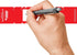 Tabbies File Pocket Handles, 9.63 X 2, Red/White, 12 Sheets/Pack