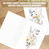 WEIZHEN 20-Pack 4x6 Watercolor Wildflowers Blank Greeting Cards with Envelopes - Blank Cards for Personalized Messages