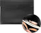 VANRA File Folder Organizer - 1 Piece PU Leather File Jackets - Document Holder for A4 Letter Size Paper - Black