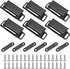 Jersvimc 6Pcs Closet Cabinet Door Magnets Catch Magnetic Door Catch, Magnetic Shutter Hardware Drawer Magnet Latch