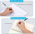 Faccito 12 Pack Spiral Notebook, Top Bound, 11" x 8-1/2", 100 Sheets College Ruled Paper, Assorted Colors