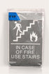 HeadLine ADA Plastic Fire Use Stairs Sign
