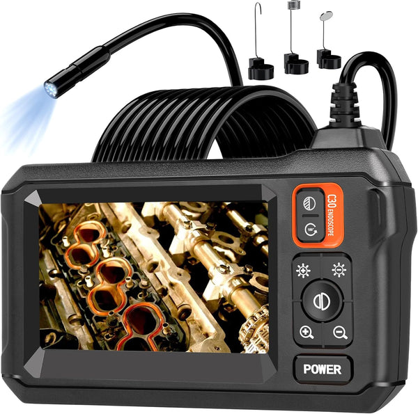 Daxiongmao Borescope, Endoscope Camera with Light, IP67 Waterproof, 1080P HD Inspection Camera, 16.5ft