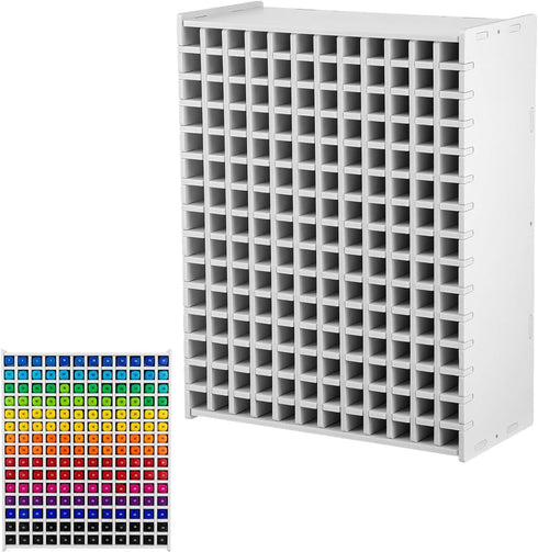 Xaajooio Marker Organizer Holder for 180 Markers, Art Supply Storage Rack with Adjustable