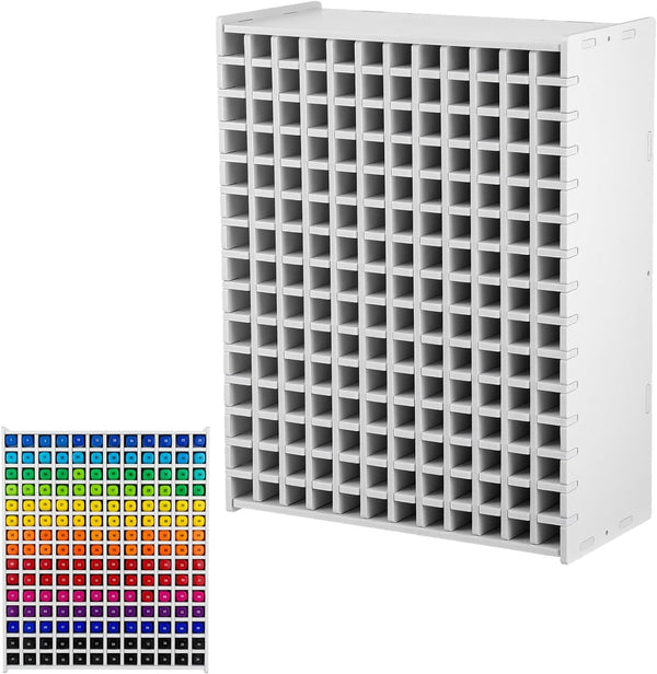 Xaajooio Marker Organizer Holder for 180 Markers, Art Supply Storage Rack with Adjustable