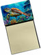 Caroline's Treasures Loggerhead Sea Turtle Sticky Note Holder - Refillable Dispenser, Self-Sticky Note Pads, Memo Pads,