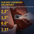 V3 900LM Light-12 Modes,IP65 BORUIT Mini Powerful Keychain Flashlights with Red UV Blue Light,High Lumens USB-C