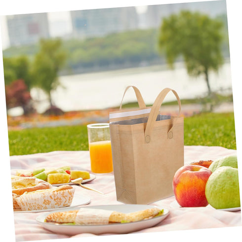 50 Insulated Take-Out Bags for Hot & Cold Beverages - Ideal for Milk Tea