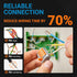 BlueStars 20 Pcs 250V 32A Compact Splicing Lever Wire Connector, 1-In-2-Out Orange Push-in Butt Terminal Connectors