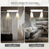 2-Light 2 Kitchen/Bedroom,Bulb Plug in Track Lighting Fixtures Ceiling, White Track Light LED, Track Lights with Cord