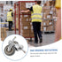 2pcs Totority Rolling Cart Wheels Suitcase Wheel Spare Parts Quiet Caster for Shopping Cart