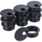 SATINIOR 10 Packs Desk Cable Wire Grommet Cord, PC Computer Desk Plastic Grommet, Tidy Cable Hole Cover Organizers (1.5