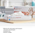 50 Count, 1 McKesson Confiderm Vinyl Exam Gloves - Powder-Free, Latex-Free, Ambidextrous, Smooth, Non-Sterile