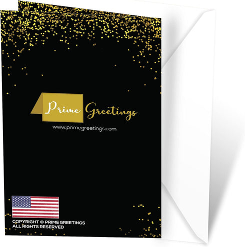 Prime Greetings Brother Birthday Card, Eco-Friendly Thick Card Stock with Premium Envelope, 5in x 7.75in