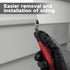 Vinyl Siding Removal Tool with Extra Long Handle, Steel Blade, Non-Slip Grip for Installation and Removal