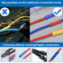 smseace 210 PCS Insulated Electrical Butt Connectors - 22-10AWG Butt Splice Straight Wire Terminal