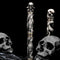 Jinhao Snake Roller Ball Pen, Black Color with Solid Metal Skull Head