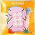 50Pcs BeYumi Princess Baby Shower Thank You Cards with Envelopes Sticker Pink Dress Blank Note Card Greeting Card Bulk