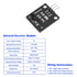 InnoHHustle 4PCS 38khz 4PCS Digital Ir Receiver Sensor Module + Ir Transmitter Sensor Module Kit for Electronic