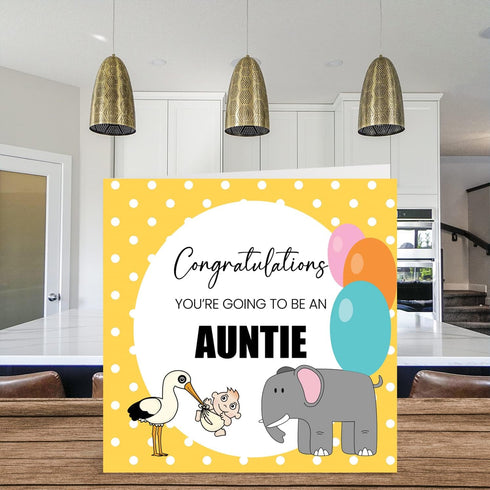 5.7 5.7 Inch New Baby Card Unisex - Baby Announcement Aunt - Congratulations Baby Cards Newborn, Well Done Congrats New
