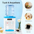 YUTOUB 1.1-4.9 Countertop Use(46.4F 194F) Gal Top Loading Water Dispenser, Hot/Cold/Warm Hot and Cold Mini Water