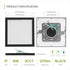 9" 18W 1270LM 3000-5000K 120V 3CCT, Dimmable, ASD LED Square Flush Mount Light | | Ultra Slim, ETL Listed | Thin