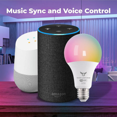 Bulbs, 16 Bulbs, A19 E26 9W (60W 806LM, 4 Pack Smart Light Million RGBCW/WW LED Light Music Sync, Bluetooth and Wi-Fi